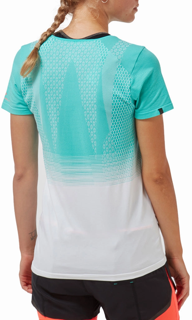 Ronhill Tech Marathon Short Sleeve Womens Running Top - Green Effortless Look