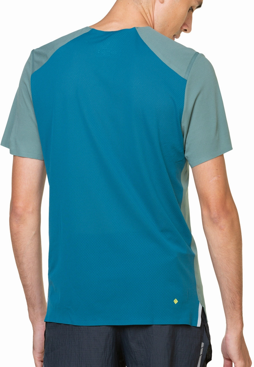 LowImpact Manufacturing Ronhill Tech Race Short Sleeve Mens Running Top - Green