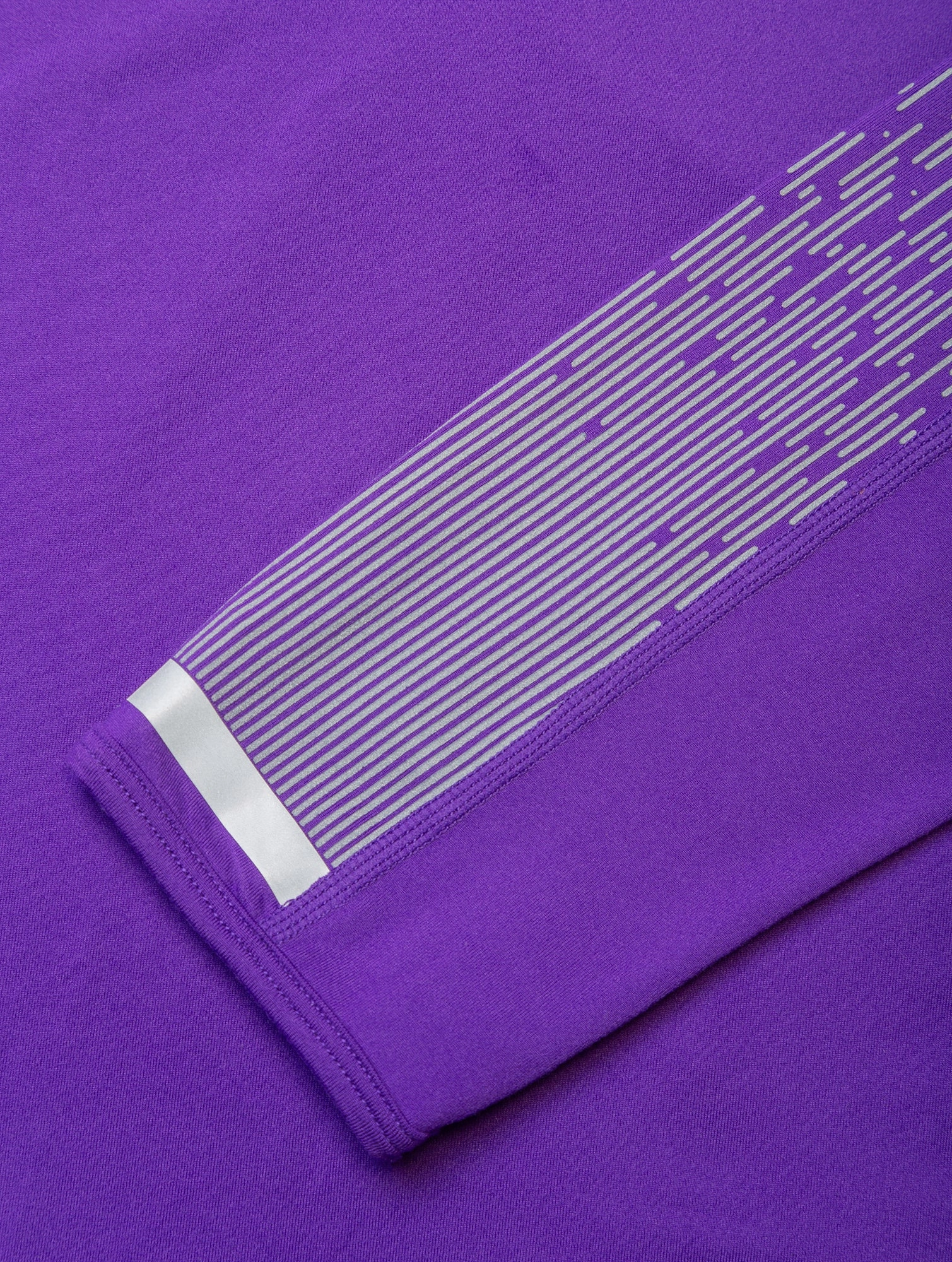 Ronhill Tech Reflect Half Zip Long Sleeve Womens Running Top - Purple Keychain