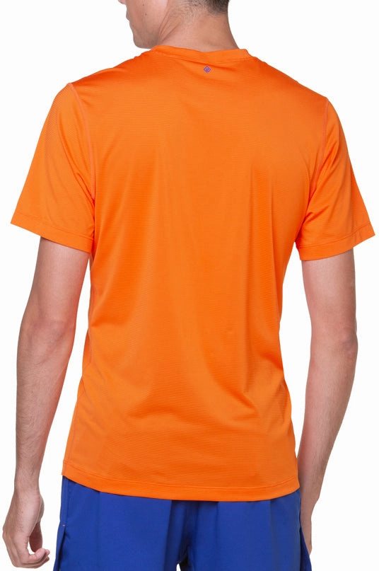 Sport Performance Design Casual Fashion Ronhill Tech Short Sleeve Mens Running Top - Orange