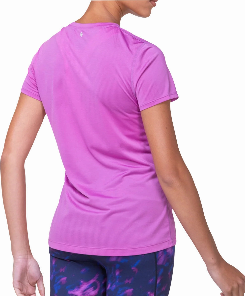 yoga clothing Ronhill Tech Short Sleeve Womens Running Top - Pink