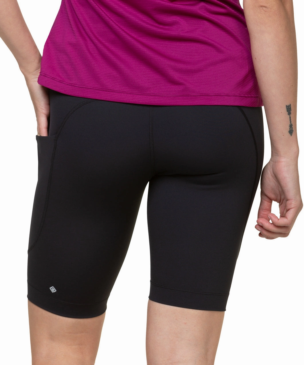 Warm Season Mother's Day gift Ronhill Tech Stretch Womens Short Running Tights - Black