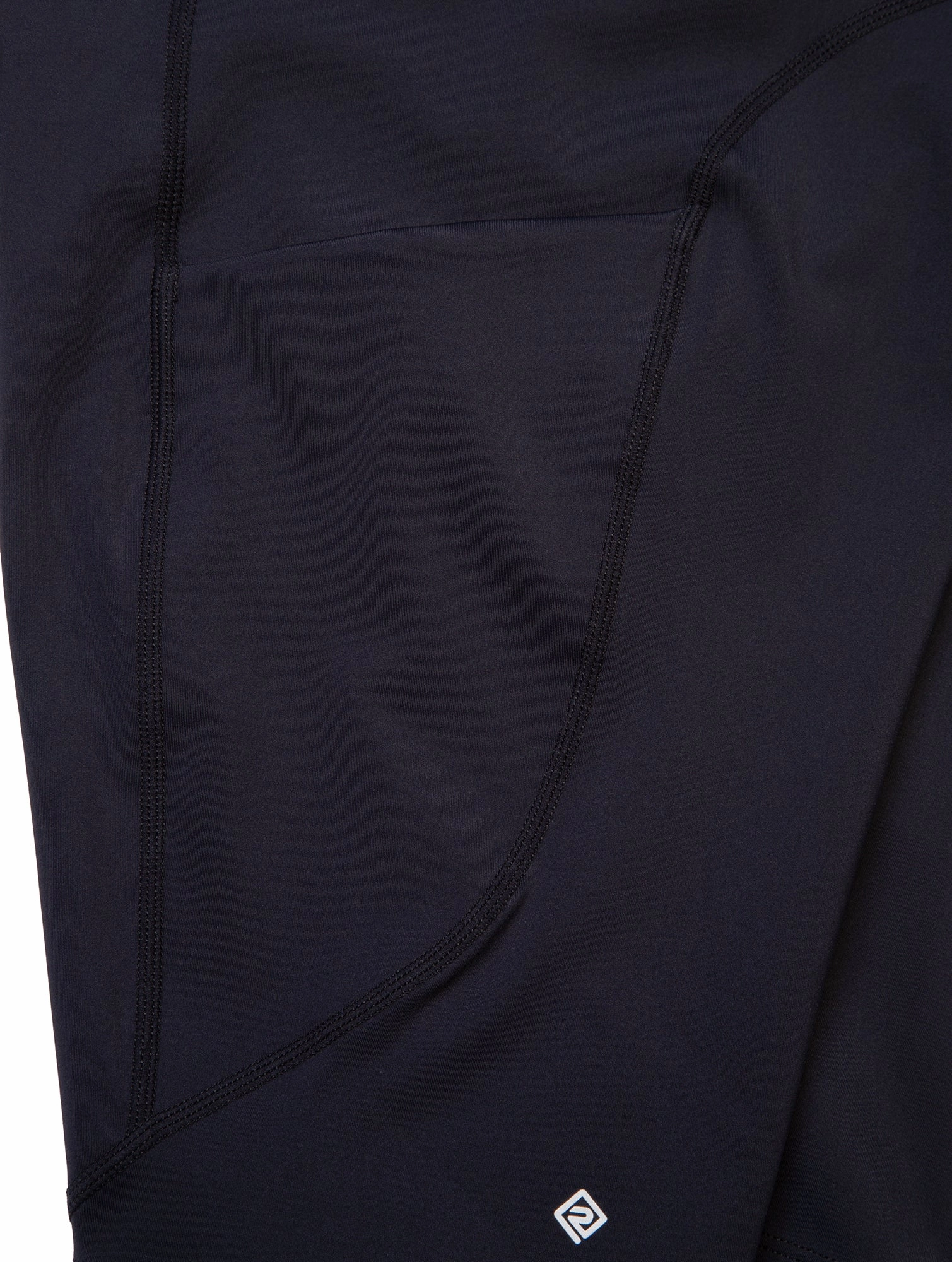 athletic clothing Chafe Resistant Seams Ronhill Tech Stretch Womens Short Running Tights - Black