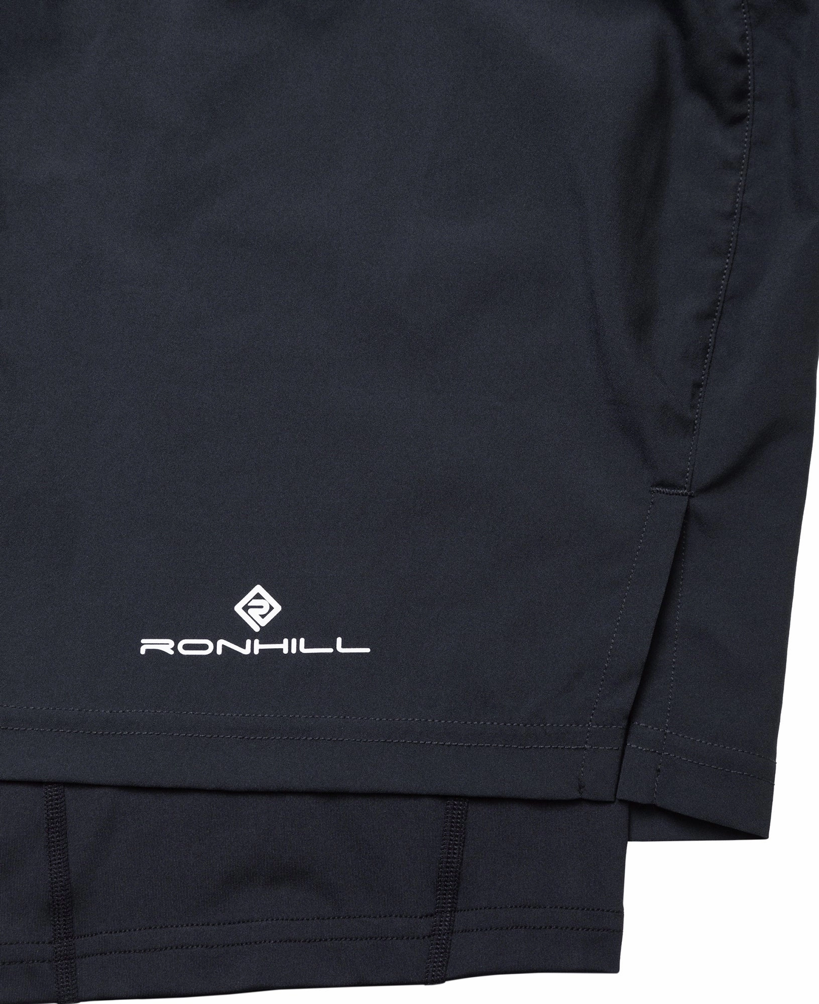 Nylon shorts All Day Fit Ronhill Tech Twin 2 In 1 Mens Running Shorts - Black
