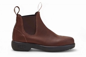 Rossi 303 Endura Redwood Brown Leather Chelsea Boots Bold Life