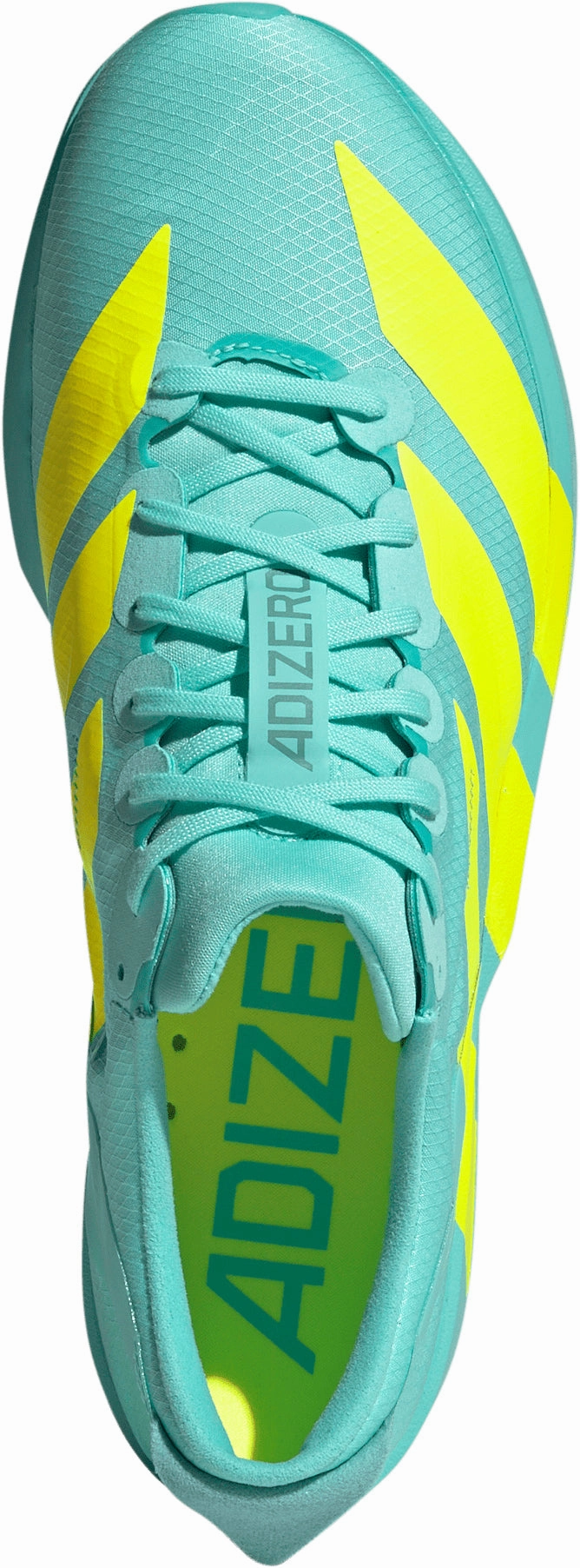 adidas Adizero Adios 9 Mens Running Shoes - Green straight - last shoes