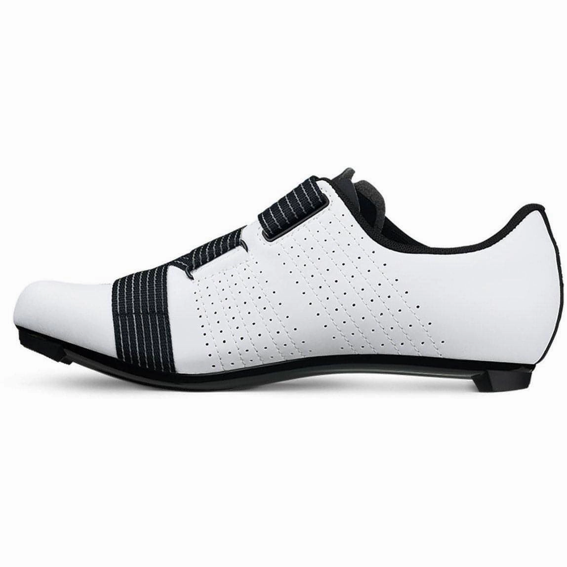 Anti Perspiration Sneaker Customization Fizik R5 Tempo PowerStrap Mens Road Cycling Shoes - White