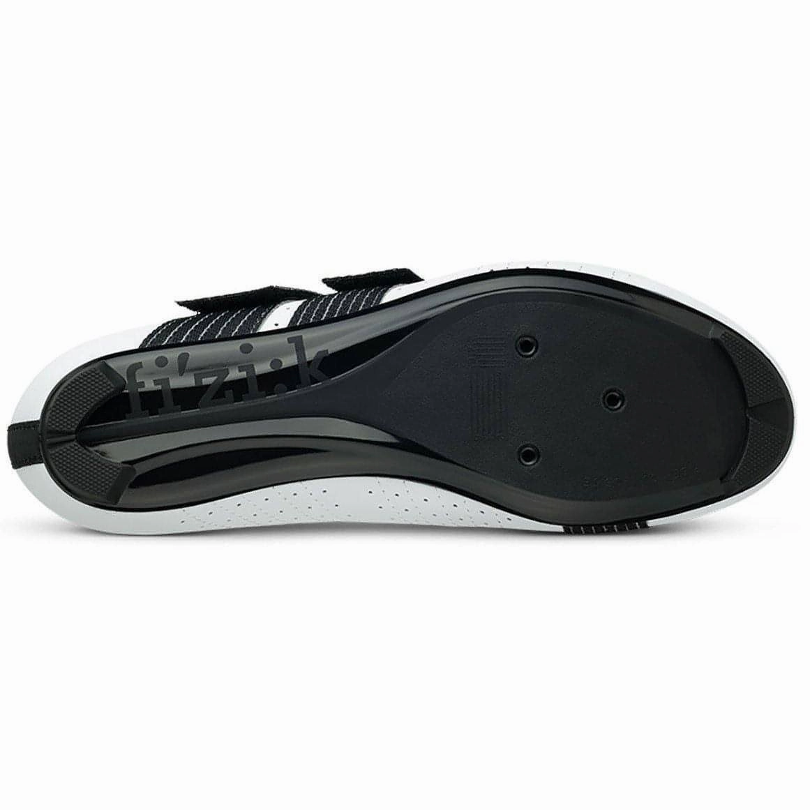 Full Motion Agile Wear Fizik R5 Tempo PowerStrap Mens Road Cycling Shoes - White