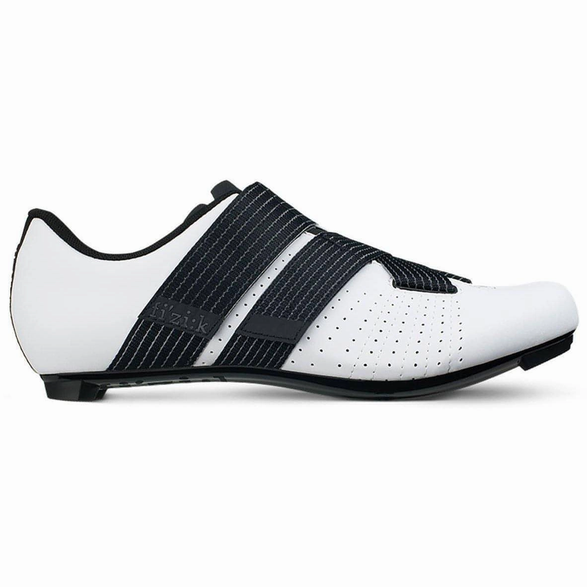Fizik R5 Tempo PowerStrap Mens Road Cycling Shoes - White Precision fit