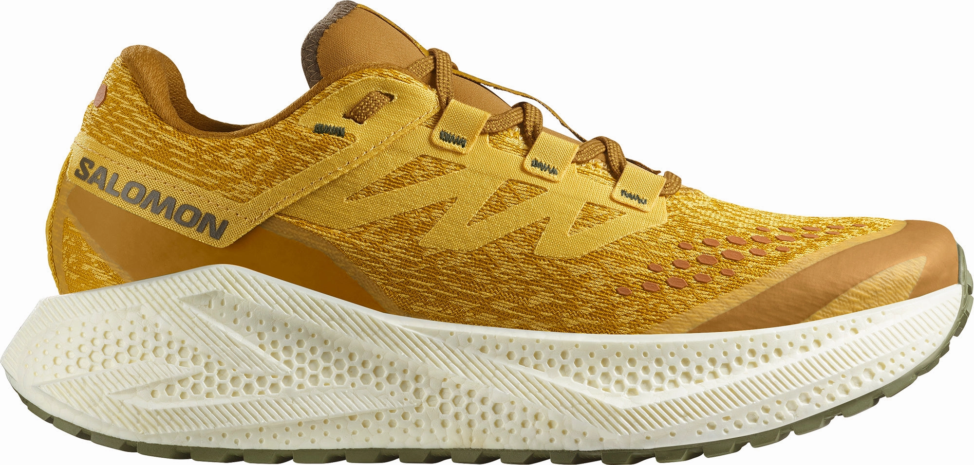 Salomon Aero Glide 3 GRVL Mens Trail Running Shoes - Yellow quick - moving shoes