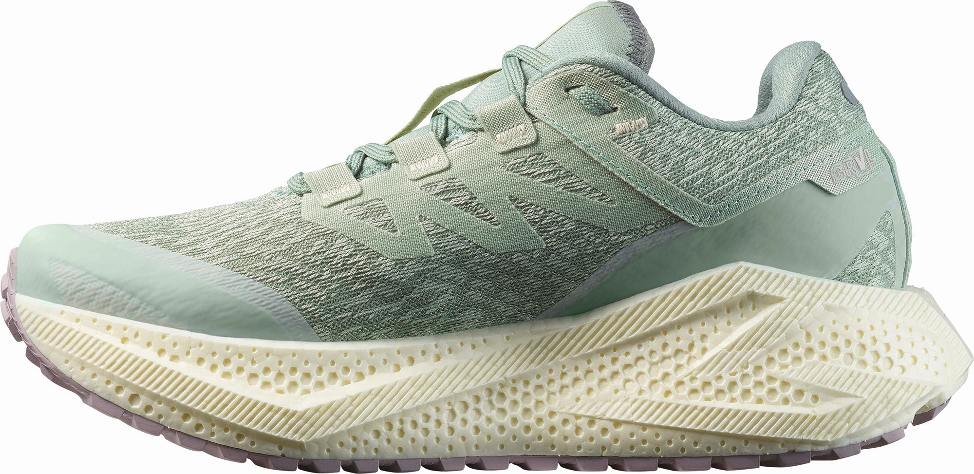 Responsive ride Modern Salomon Aero Glide 3 GRVL Womens Trail Running Shoes - Green