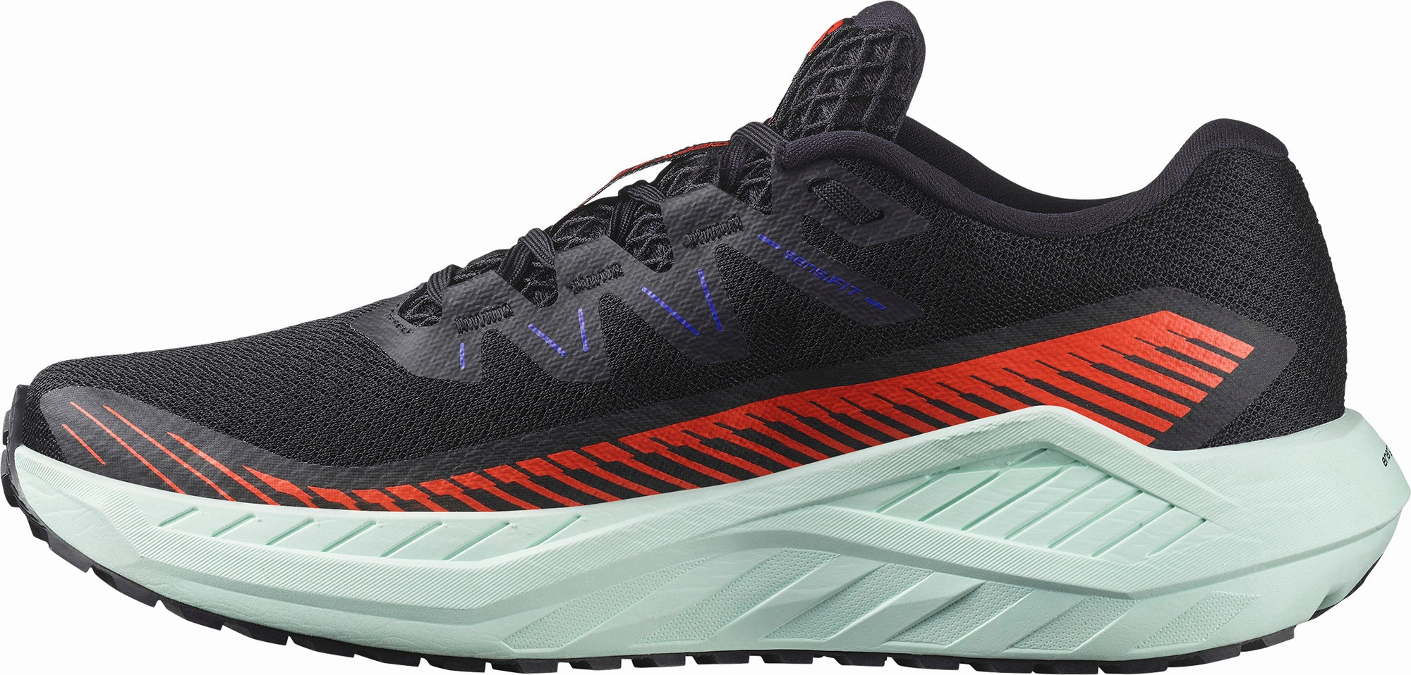 Dynamic Propulsion Plate Salomon DRX DEFY GRVL Mens Trail Running Shoes - Black