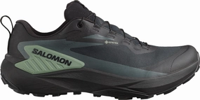 Dynamic Rebound Foam Salomon Genesis GORE-TEX Mens Trail Running Shoes - Black