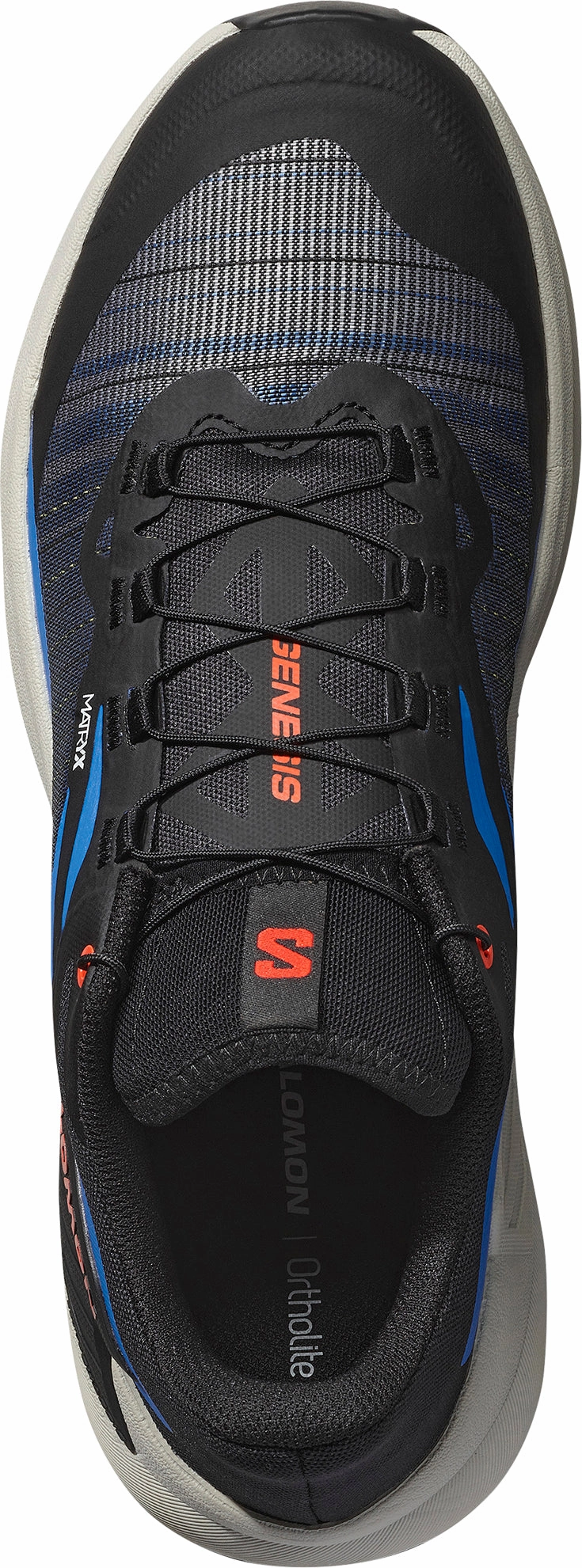 Beach running item running in the cold Salomon Genesis Mens Trail Running Shoes - Black