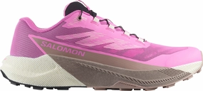 Salomon Pulsar Womens Trail Running Shoes - Pink Flex Fold Heel Structure