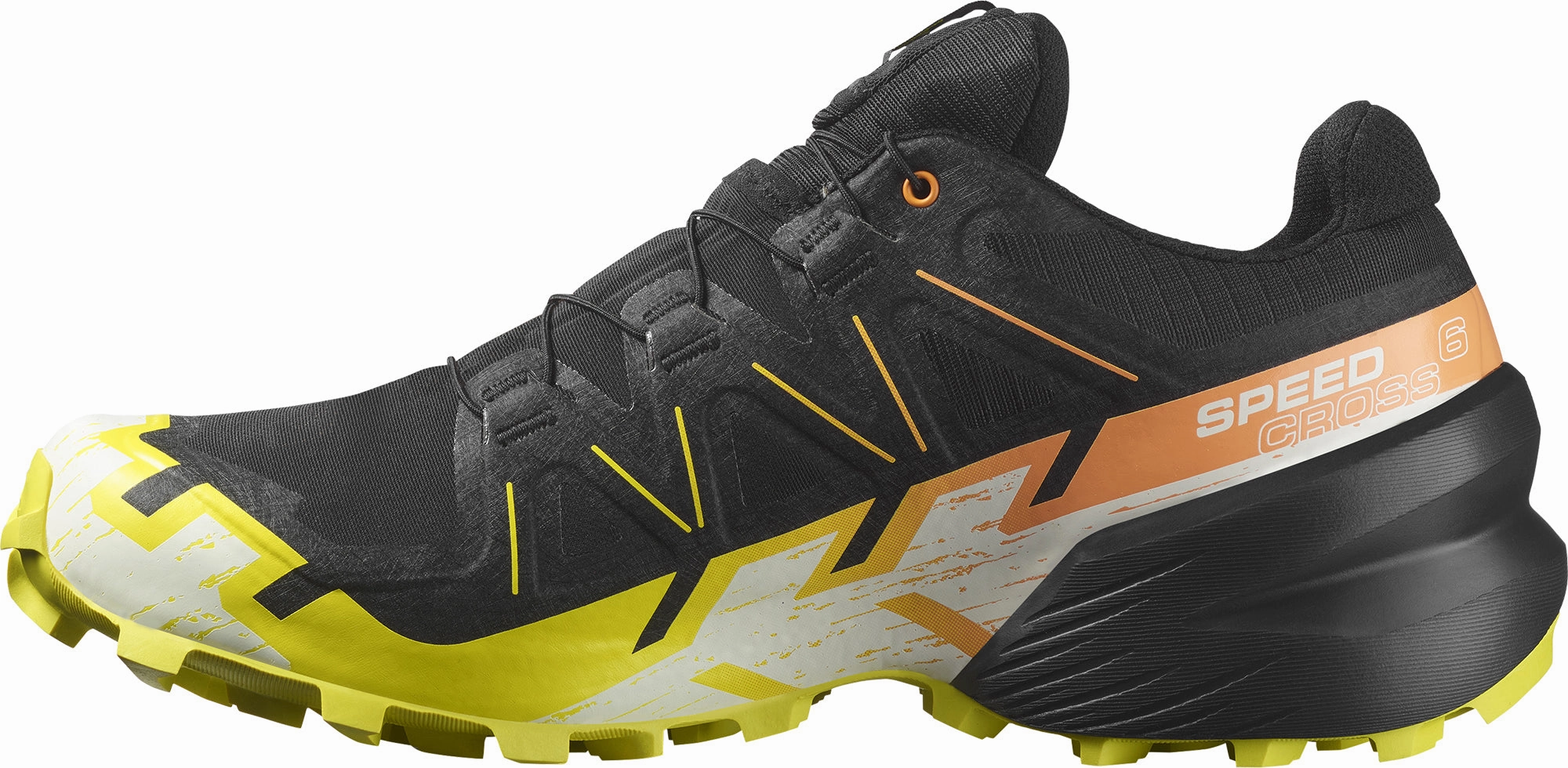 Salomon Speedcross 6 GORE-TEX Mens Trail Running Shoes - Black Sweatproof Aero Cool Ventilation Mesh