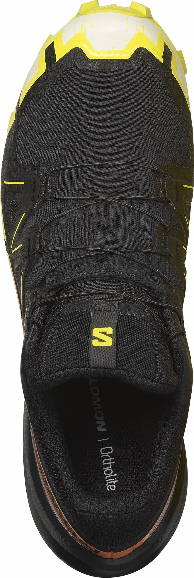Salomon Speedcross 6 GORE-TEX Mens Trail Running Shoes - Black Contoured Footbed Design