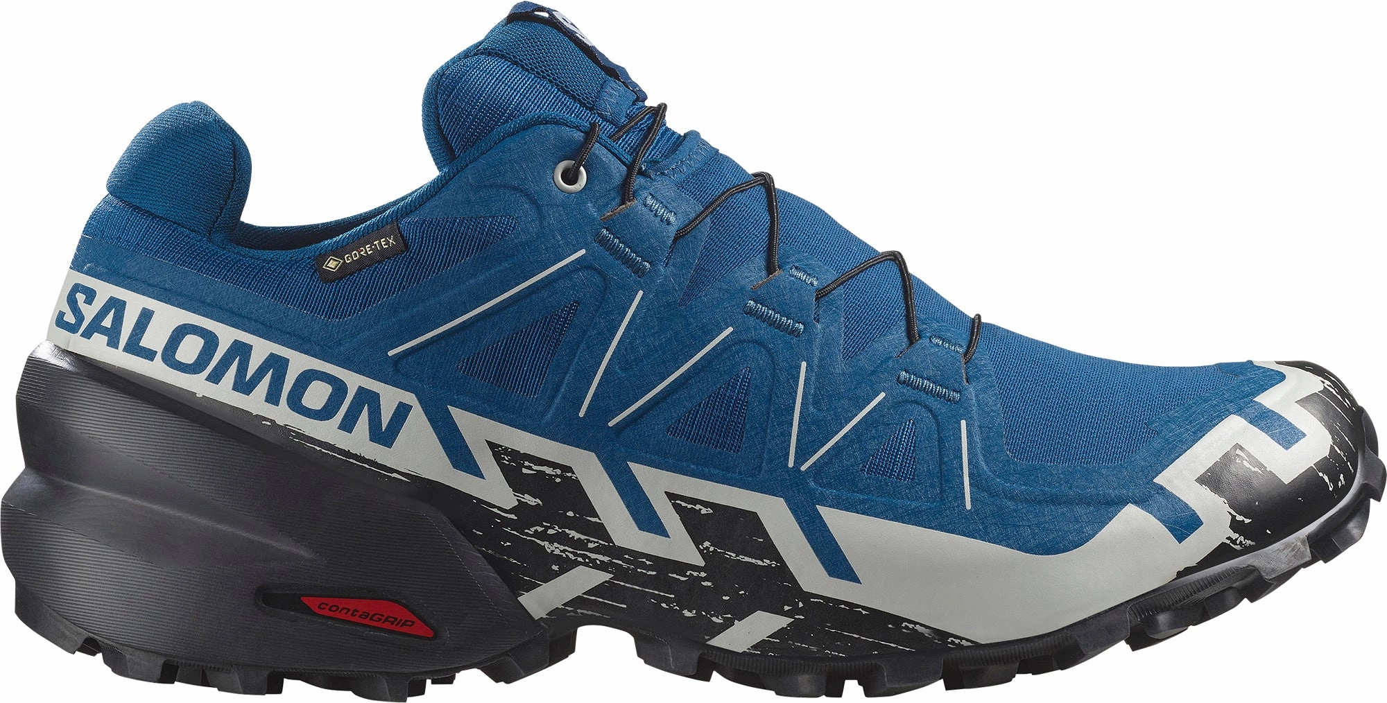Salomon Speedcross 6 GORE-TEX Mens Trail Running Shoes - Blue bright - colors