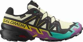 Salomon Speedcross 6 GORE-TEX Mens Trail Running Shoes - Yellow Quick   Drying Material