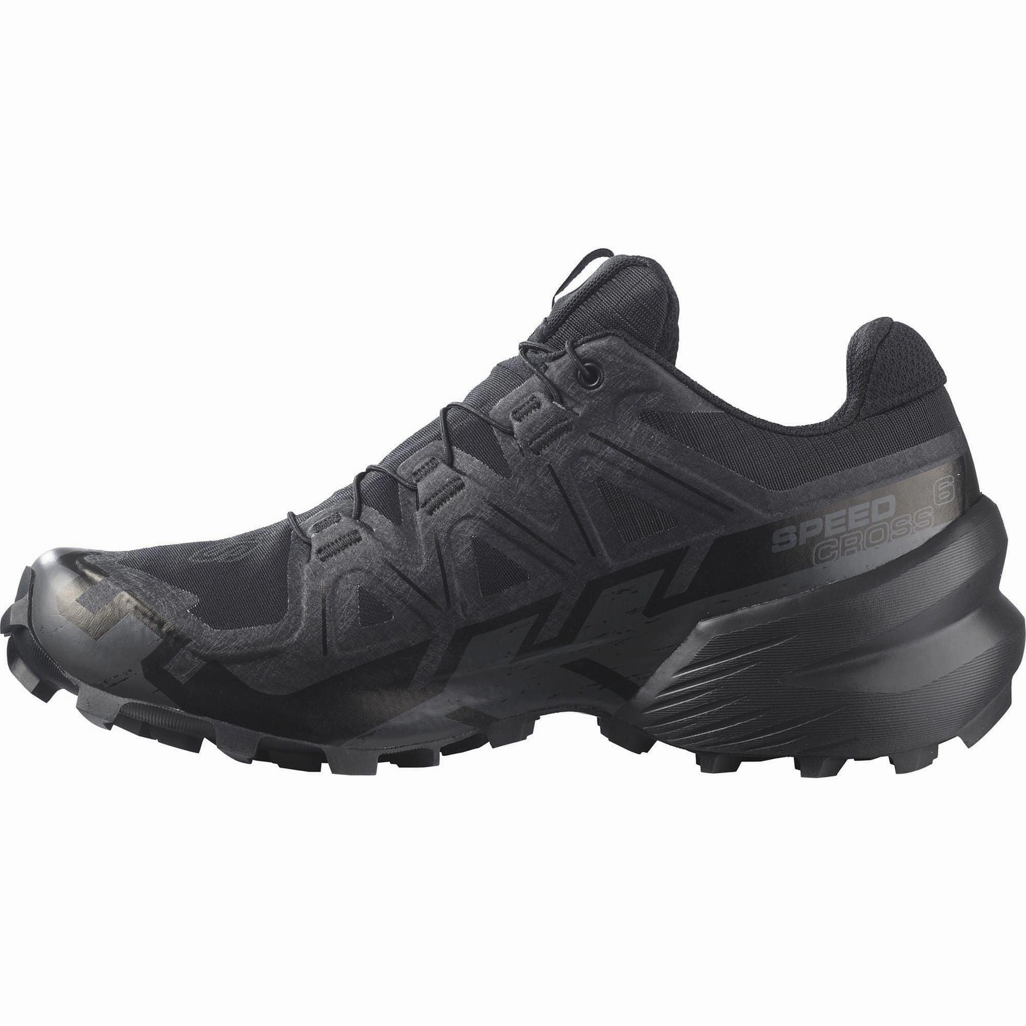 Dynamic Rebound Foam Salomon Speedcross 6 GORE-TEX Womens Trail Running Shoes - Black