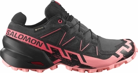 Dry running Salomon Speedcross 6 GORE-TEX Womens Trail Running Shoes - Black