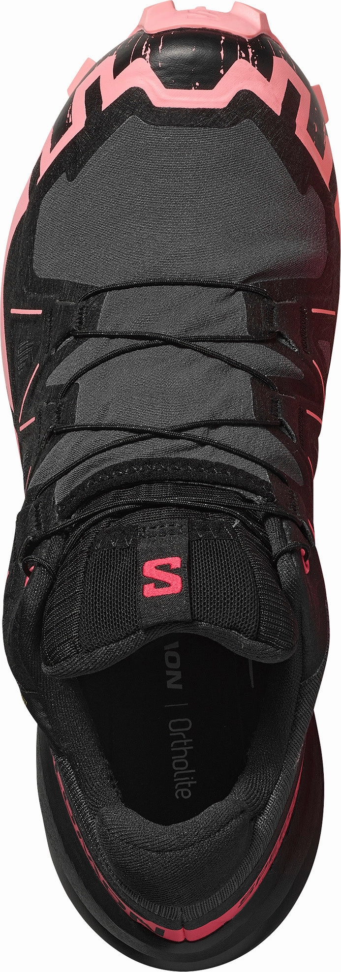 Anti Slip Grip Technology beach - runner Salomon Speedcross 6 GORE-TEX Womens Trail Running Shoes - Black