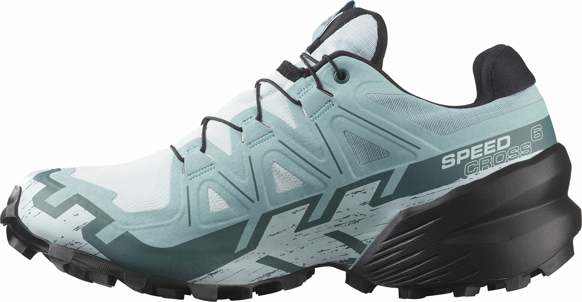 Salomon Speedcross 6 GORE-TEX Womens Trail Running Shoes - Blue full - sizes nubuck shoes