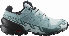 Salomon Speedcross 6 GORE-TEX Womens Trail Running Shoes - Blue Ergonomic Shape TPU Stabilizer
