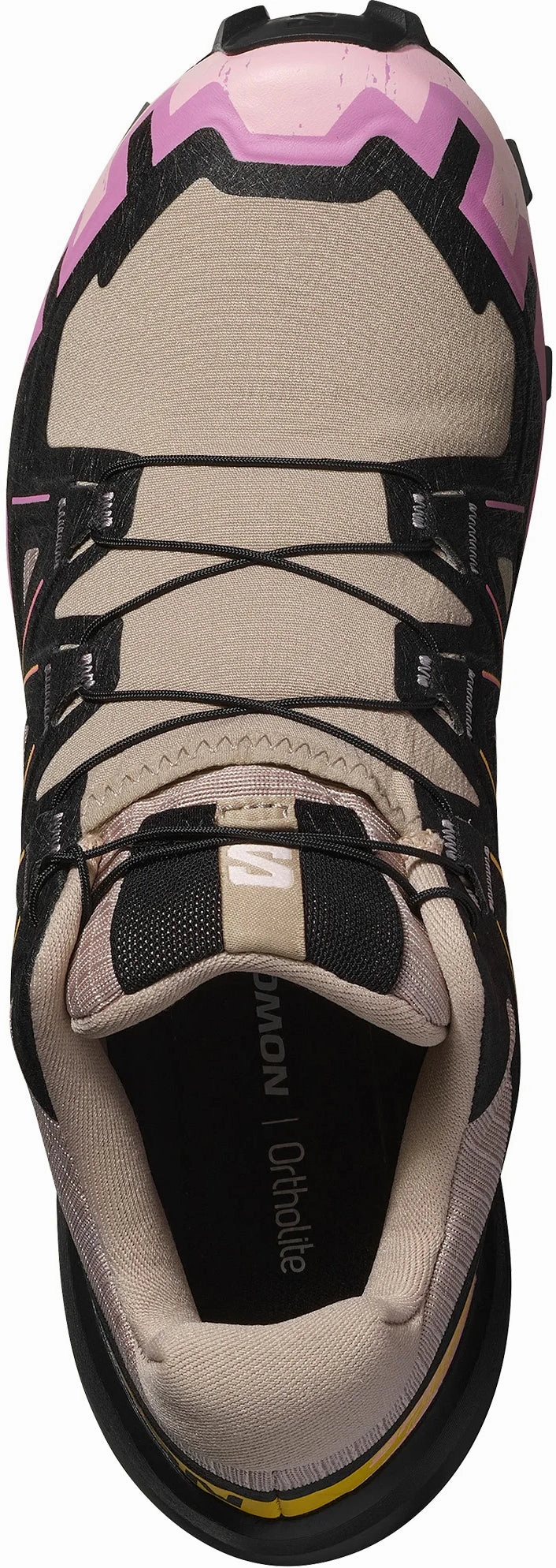 elastic - strap shoes FoamCushion Salomon Speedcross 6 Womens Trail Running Shoes - Brown