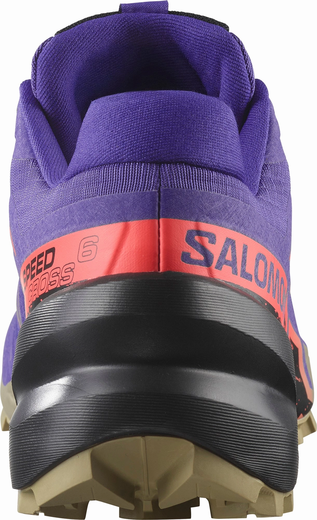 Salomon Speedcross 6 Womens Trail Running Shoes - Purple Reinforced Heel Support
