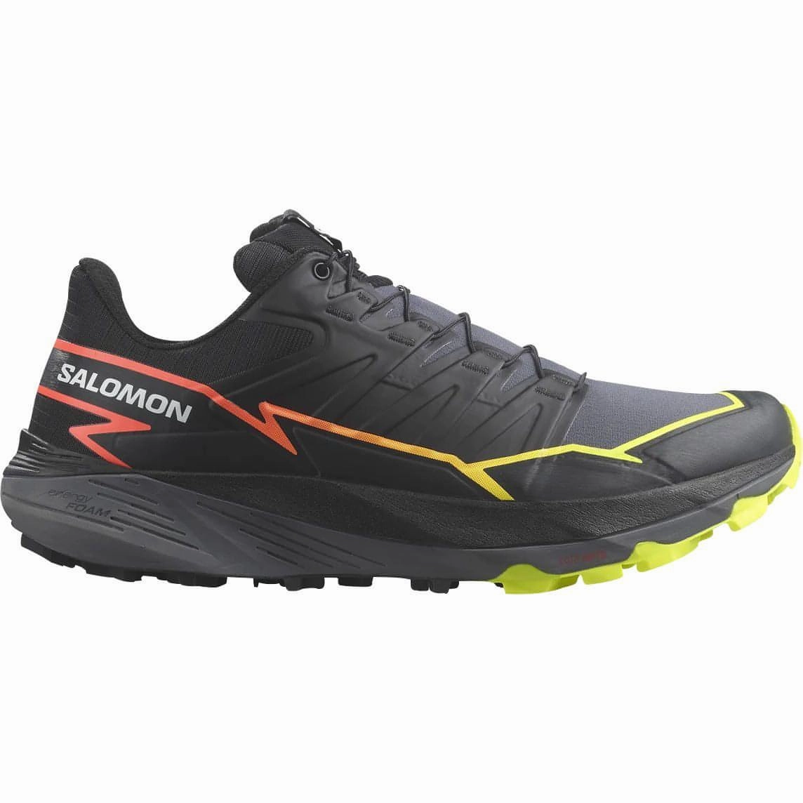 Responsive EVA Salomon Thundercross Mens Trail Running Shoes - Black