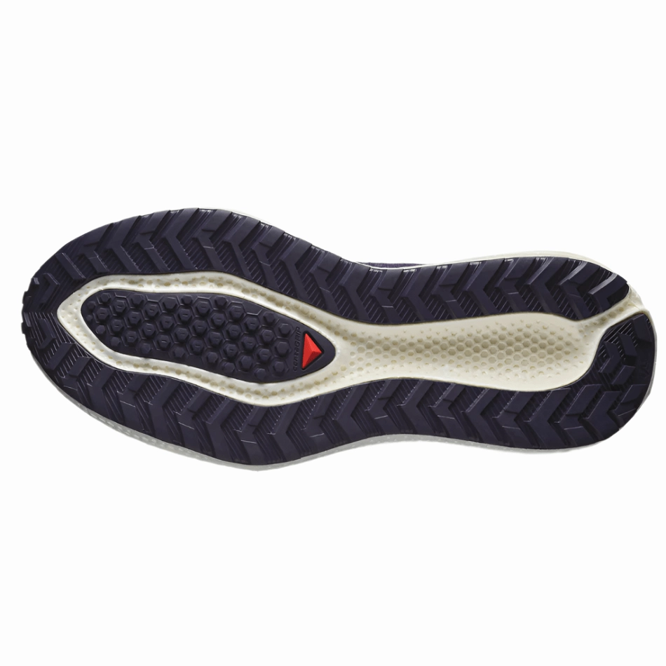 night - running Salomon Women's Aeroglide 3 GRVL Running Shoes in Astral Aura/Vanilla Ice/Haute Red AW25