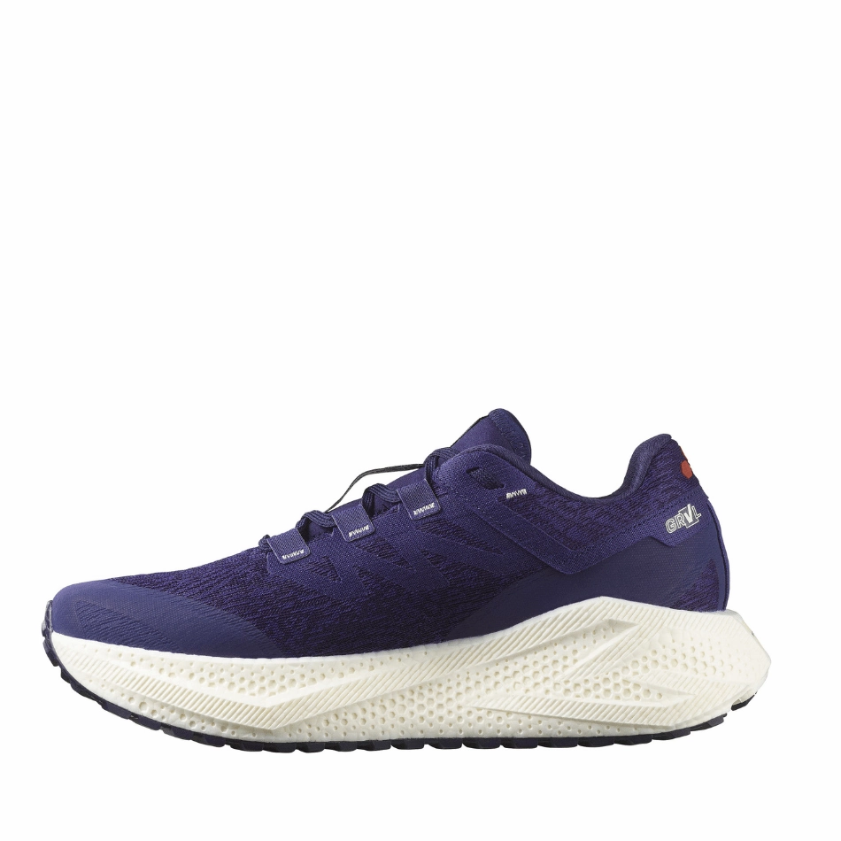 Ultra Breathable Liner Salomon Women's Aeroglide 3 GRVL Running Shoes in Astral Aura/Vanilla Ice/Haute Red AW25