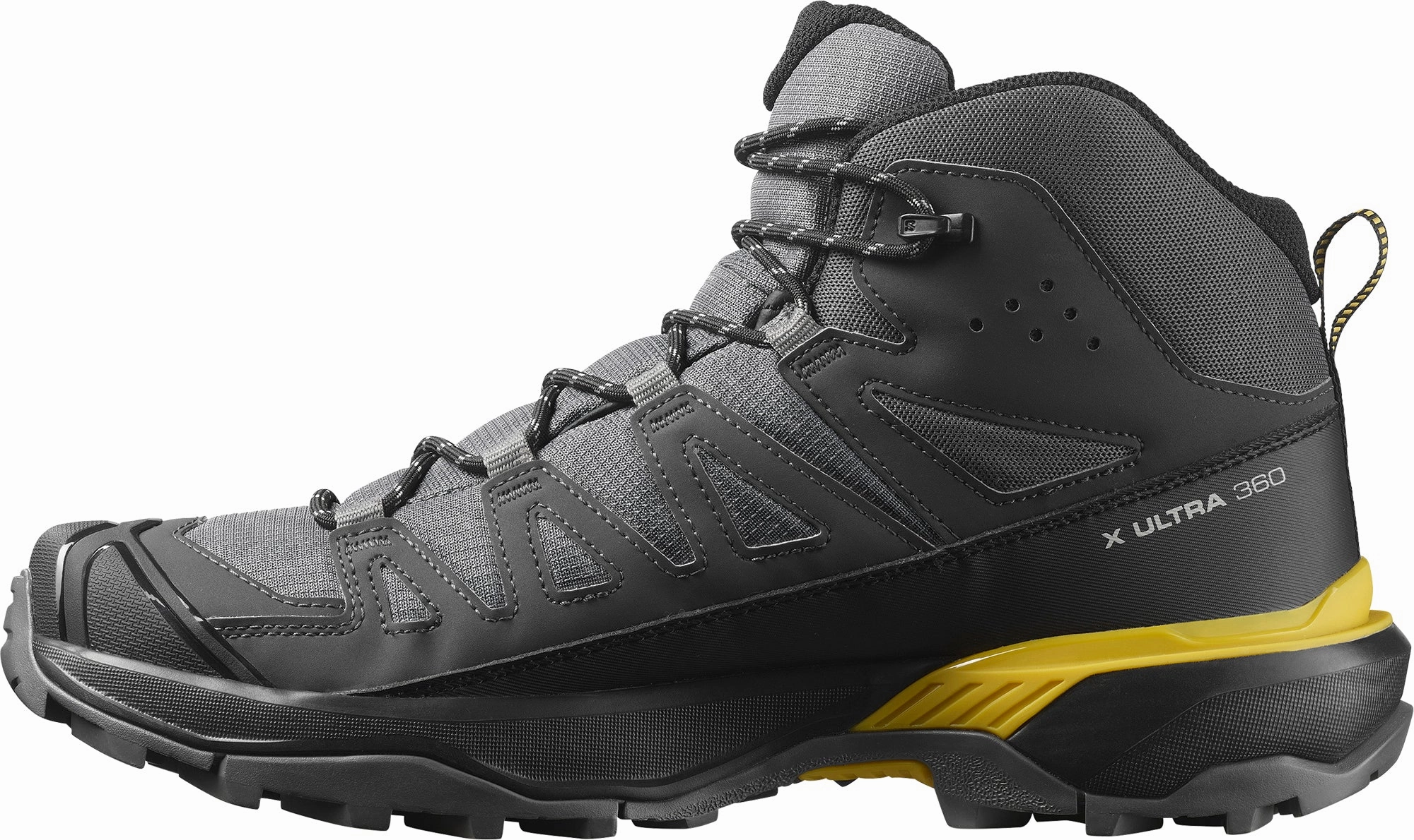 Trail grip Waterproof Tech Salomon X Ultra 360 Mid GORE-TEX Mens Walking Boots - Grey