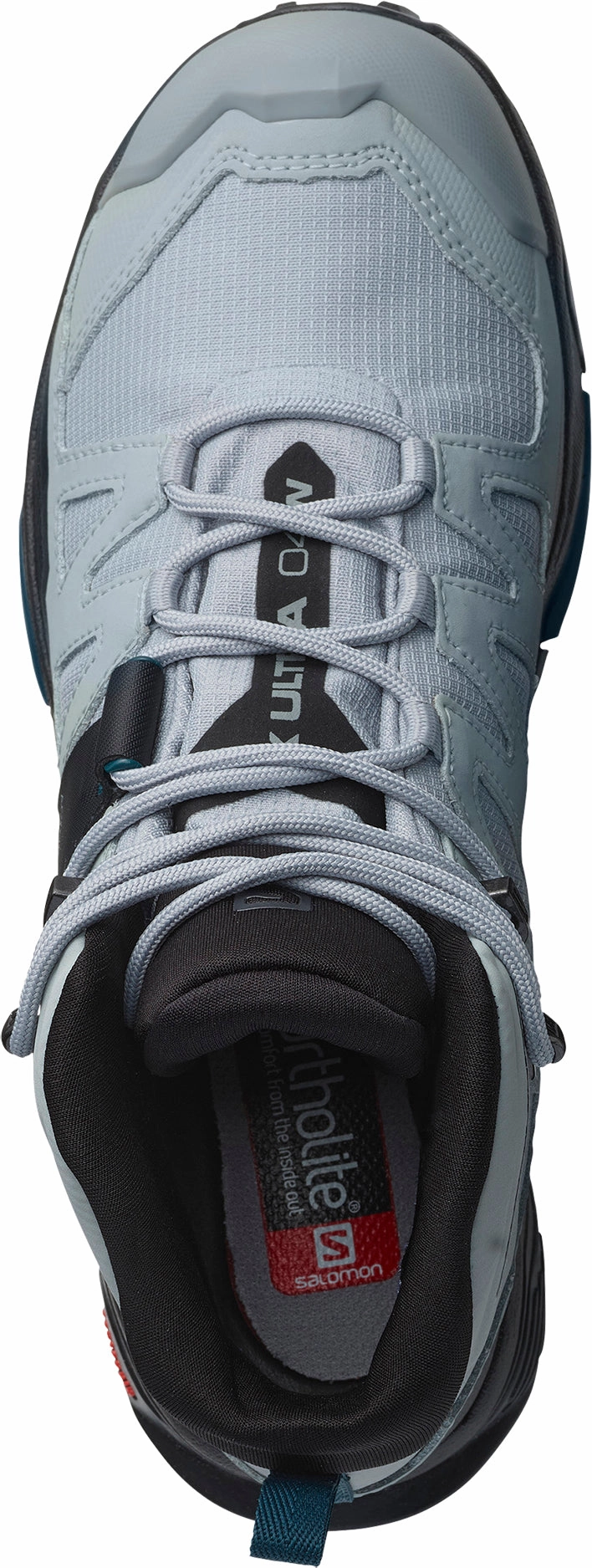 Grip Control Flexible Walk Salomon X Ultra 4 Mid GORE-TEX WIDE FIT Womens Walking Boots - Blue