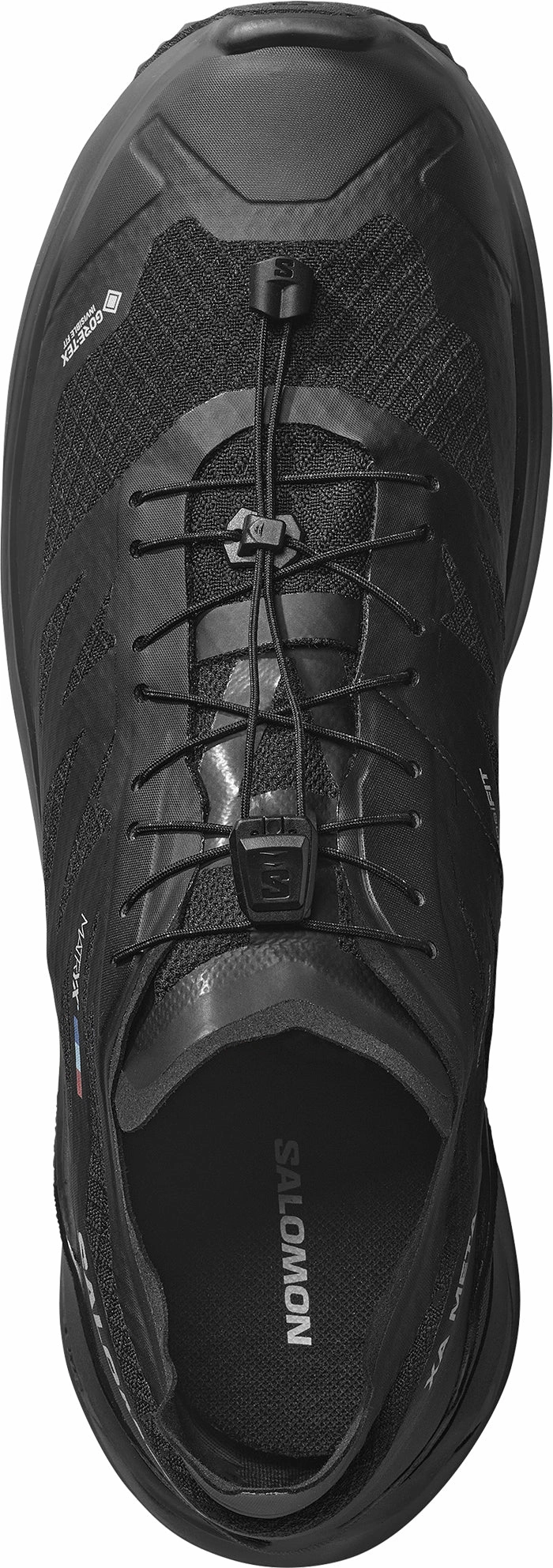 high - heeled - feature shoes Tongue Hold System Salomon XA Meta GORE-TEX Mens Trail Running Shoes - Black