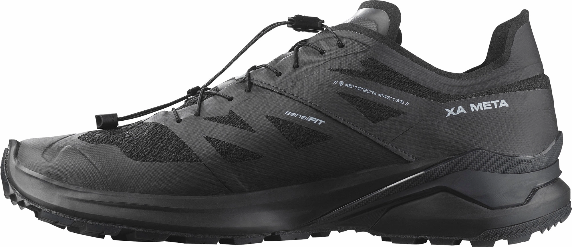 Salomon XA Meta GORE-TEX Mens Trail Running Shoes - Black Multi Directional Tread Design