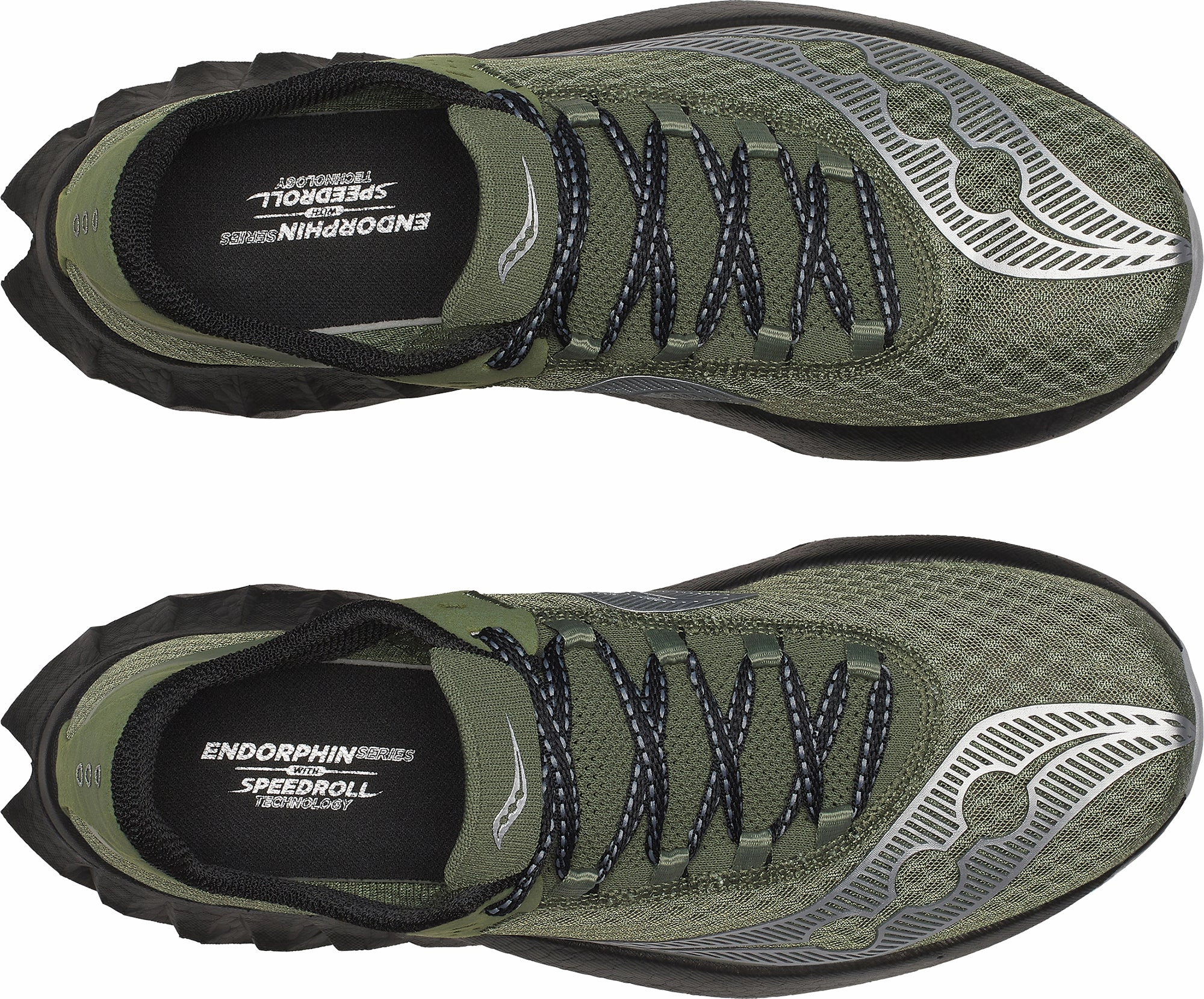 Saucony Endorphin Pro 4 Mens Running Shoes - Green Heel counter Sculpted durability