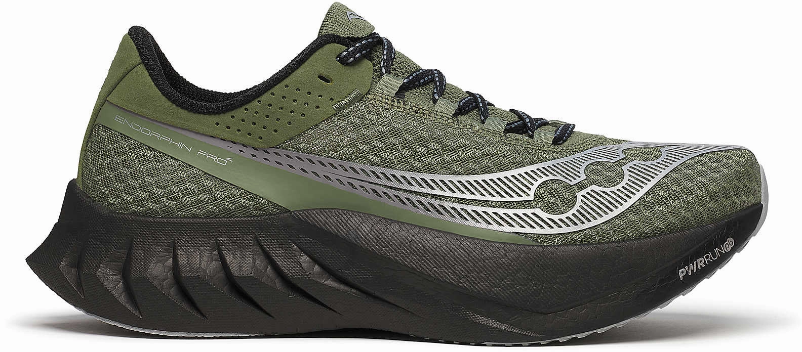 Airflow Optimized Structure Stabilizing Heel Clip Saucony Endorphin Pro 4 Mens Running Shoes - Green