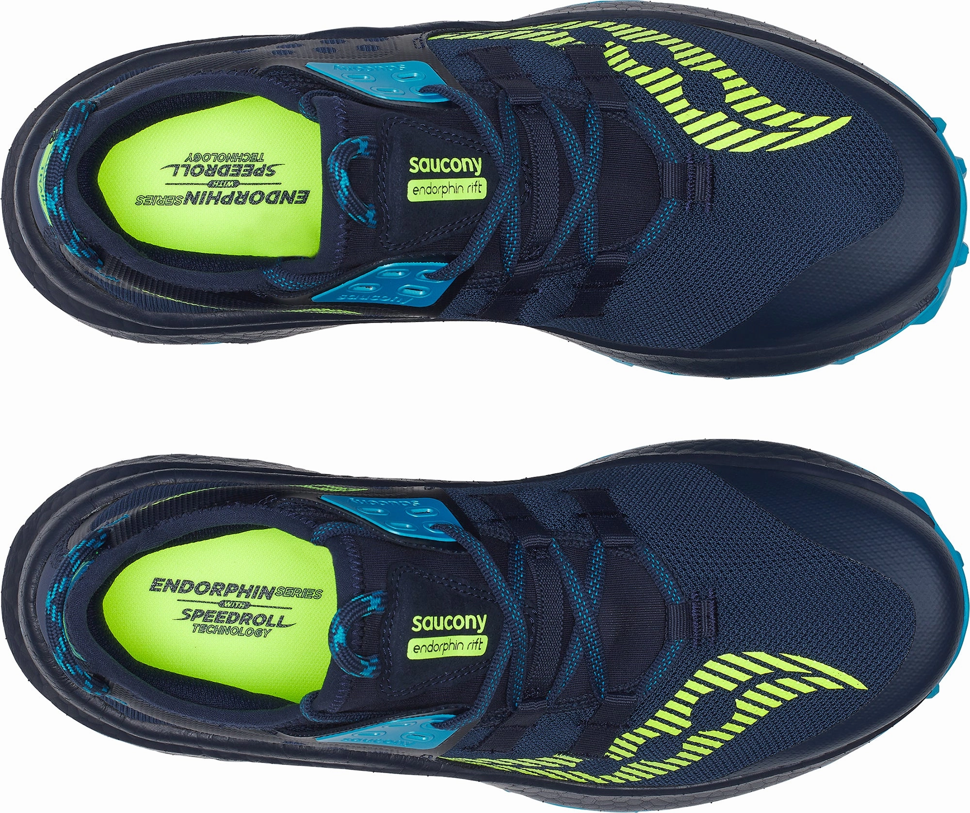 Saucony Endorphin Rift Mens Trail Running Shoes - Navy Variable Pace quiet - operation shoes