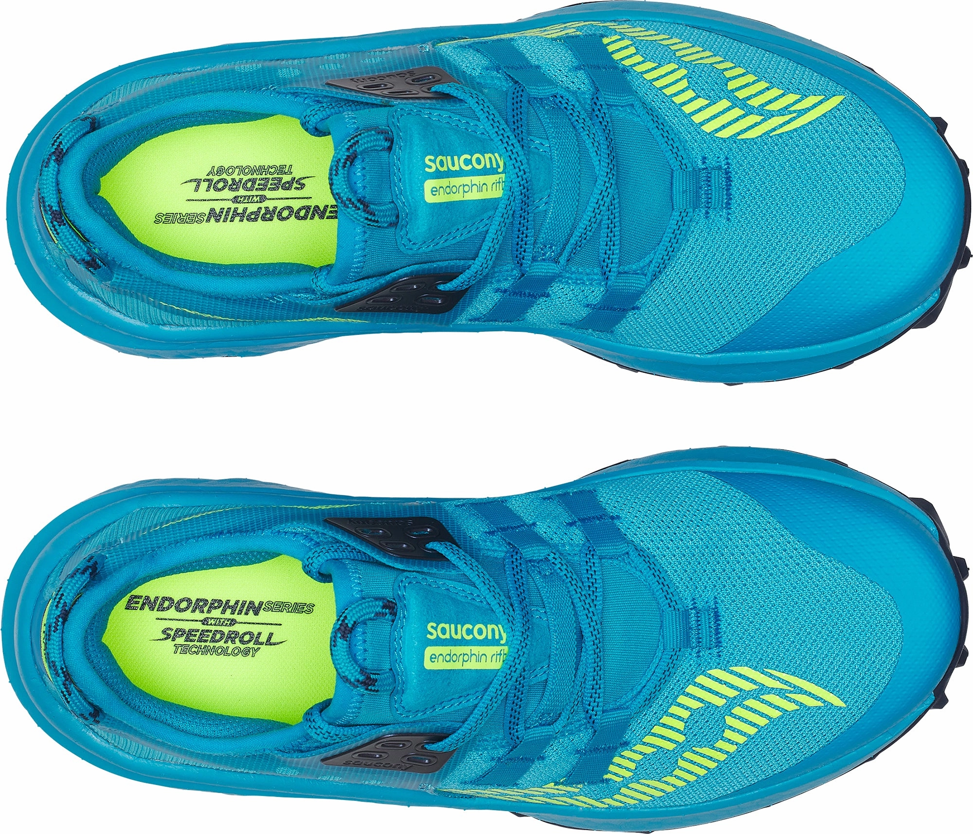Functional Saucony Endorphin Rift Womens Trail Running Shoes - Blue