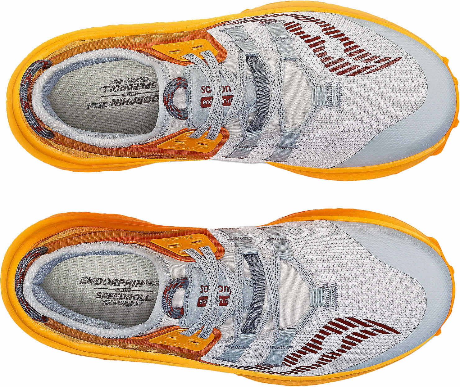 Saucony Endorphin Rift Womens Trail Running Shoes - Grey running in hot tracks shoes hook - and - loop closure shoes