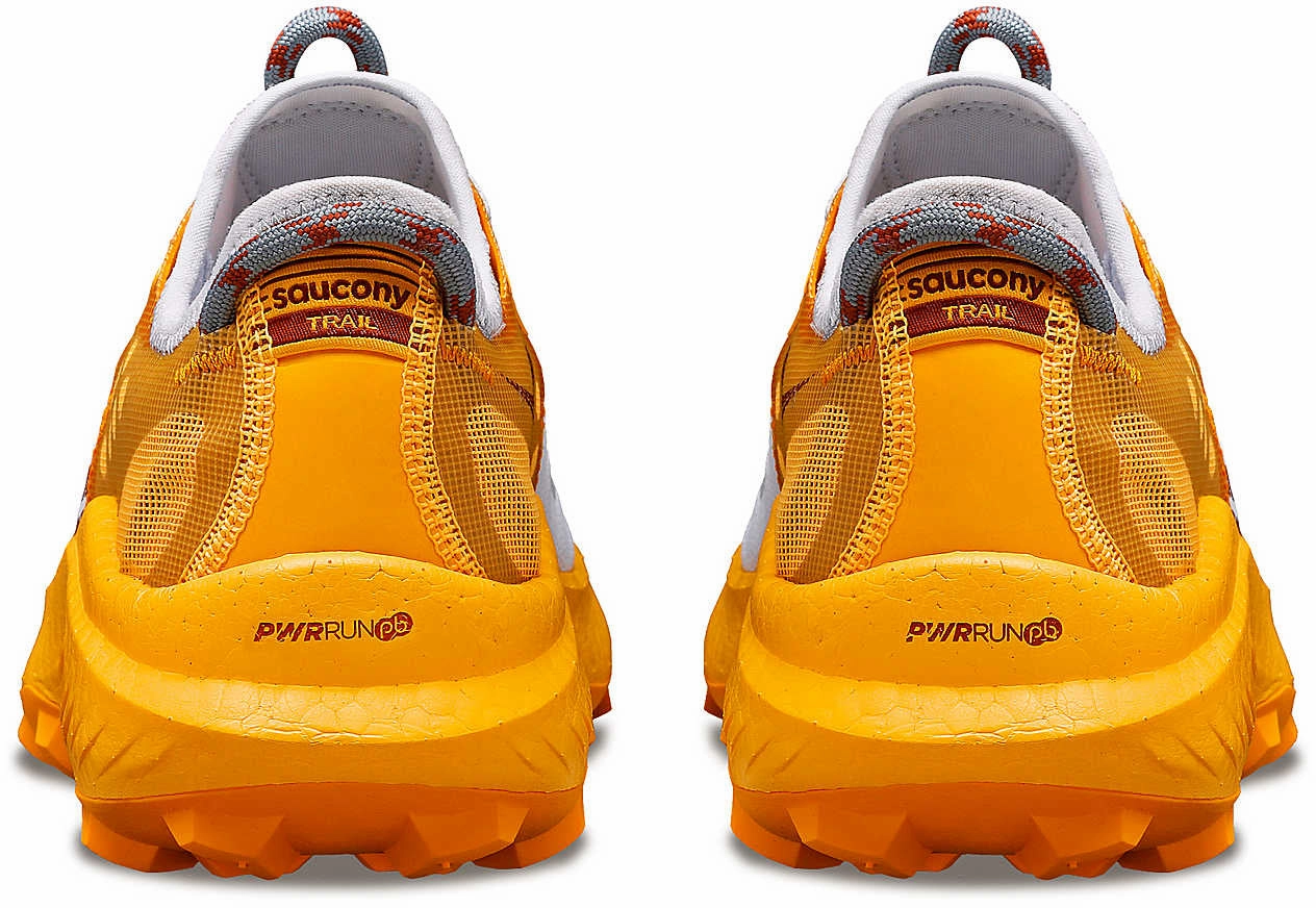 single - density midsole shoes easy - to - clean upper shoes Saucony Endorphin Rift Womens Trail Running Shoes - Grey