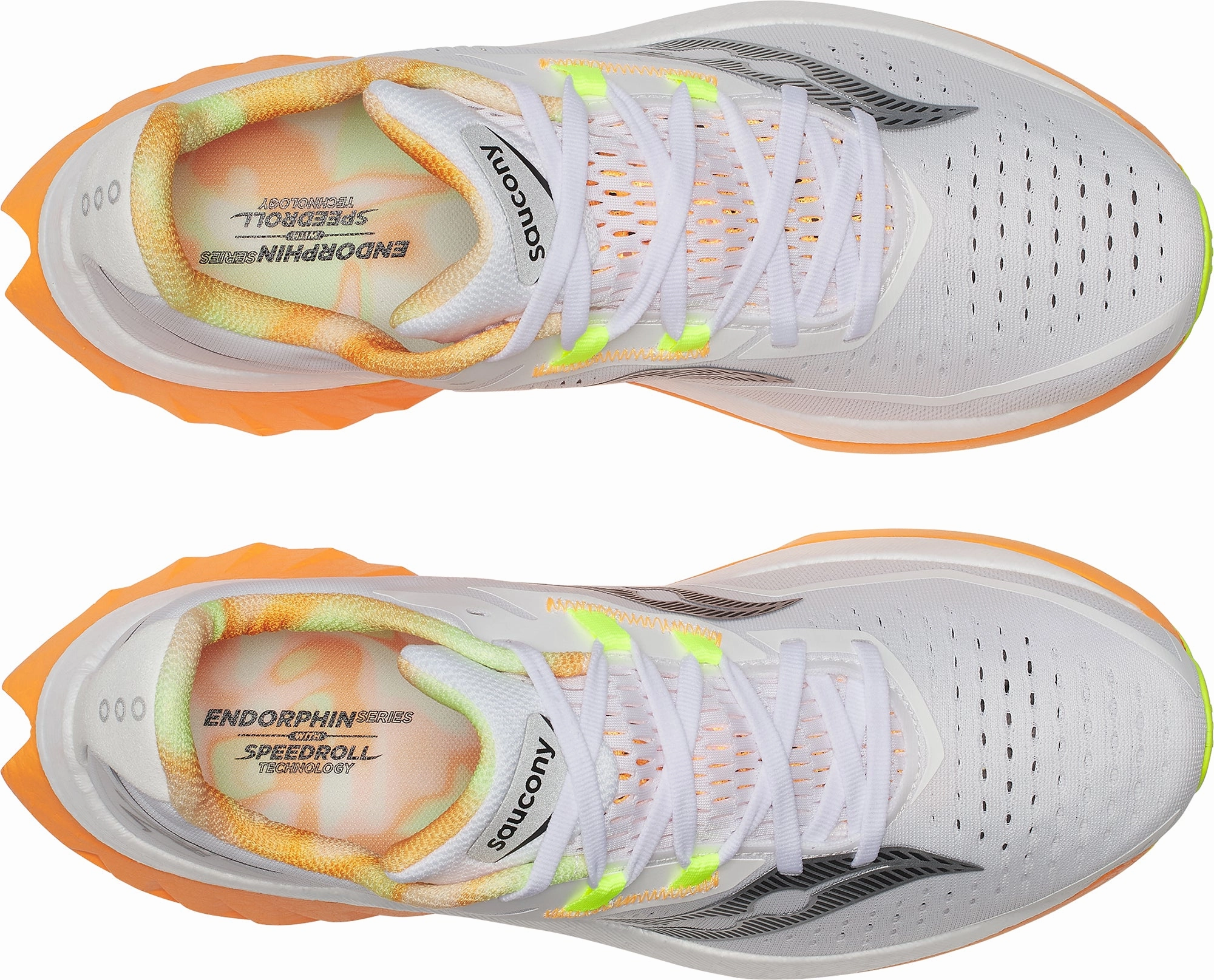 Cushioned Collar Padding Saucony Endorphin Speed 4 Mens Running Shoes - Grey