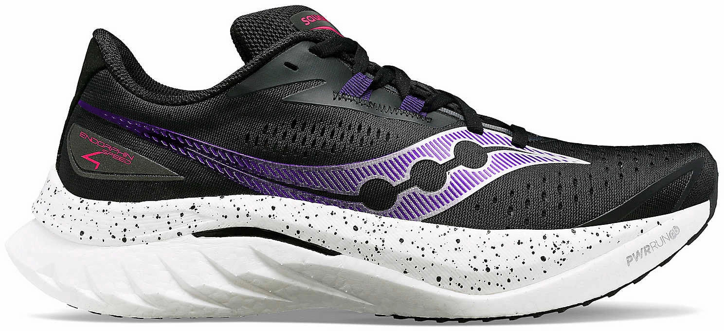 Saucony Endorphin Speed 4 Womens Running Shoes - Black Bounce Back Cushion