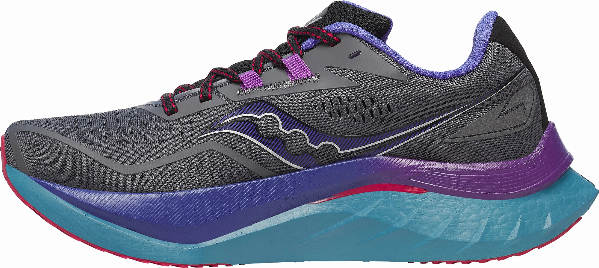 Torque Control Bonded Seam Technology Saucony Endorphin Speed 4 Womens Running Shoes - Grey