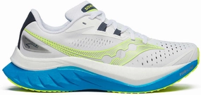 Iconic arch Flexible sole construction Saucony Endorphin Speed 4 Womens Running Shoes - White