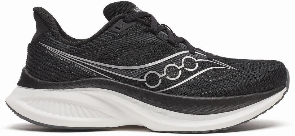Saucony Endorphin Speed 5 Mens Running Shoes - Black Rugged Traction Low Top