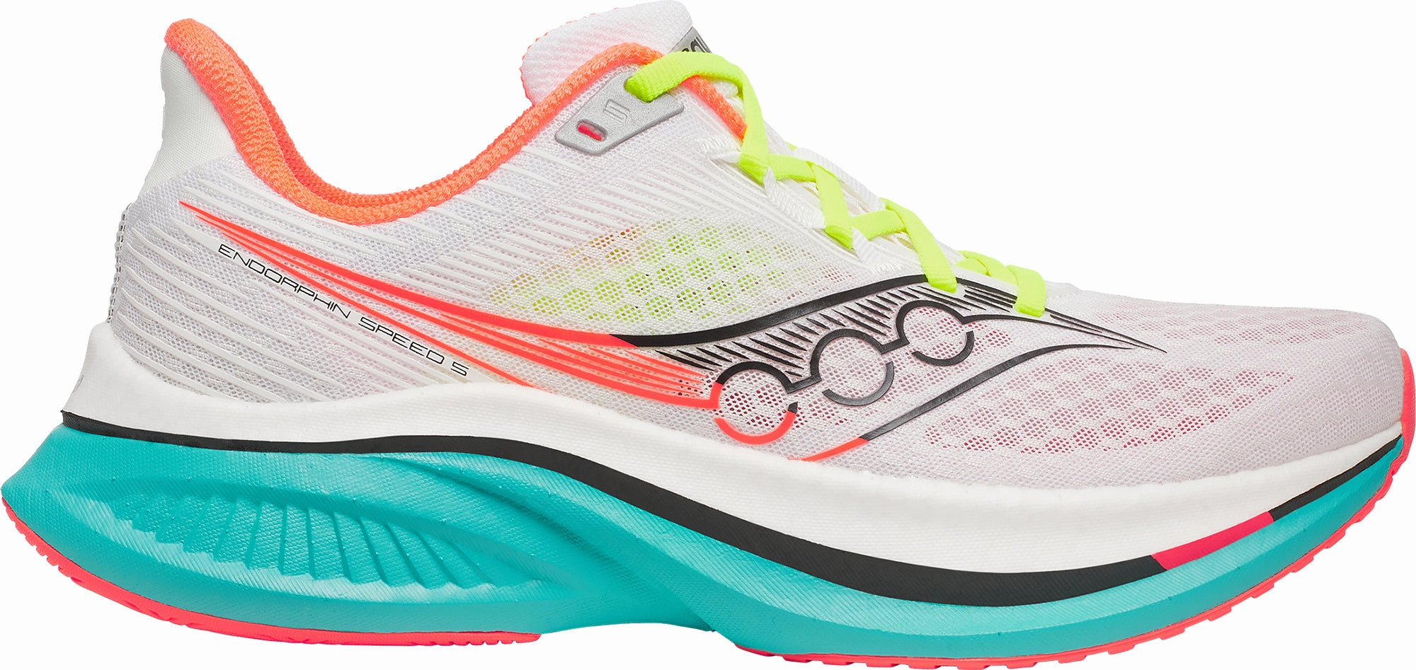Saucony Endorphin Speed 5 Mens Running Shoes - White Core Routine Flexible Sole Unit