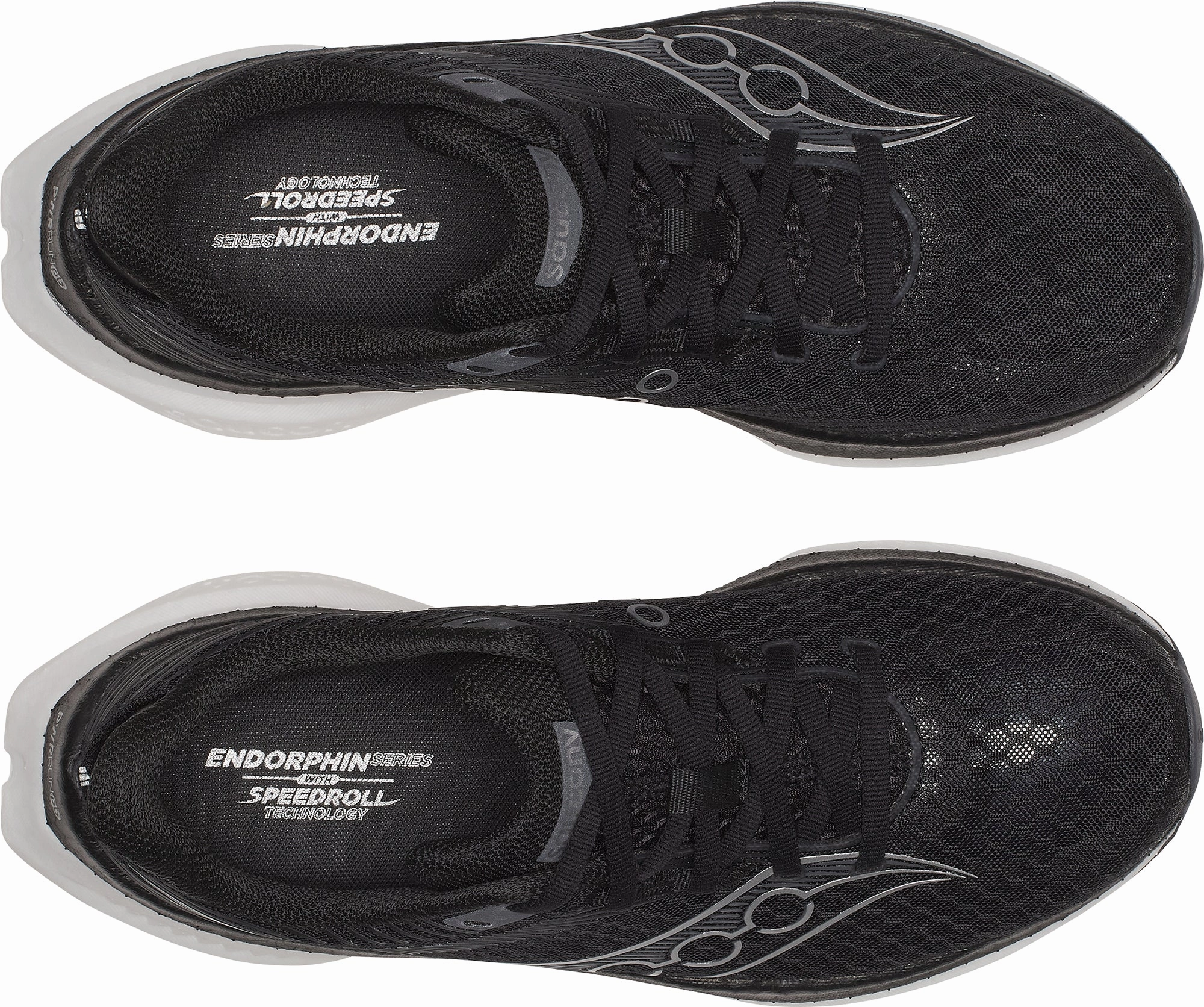 Saucony Endorphin Speed 5 Womens Running Shoes - Black Padded collar Non slip grip